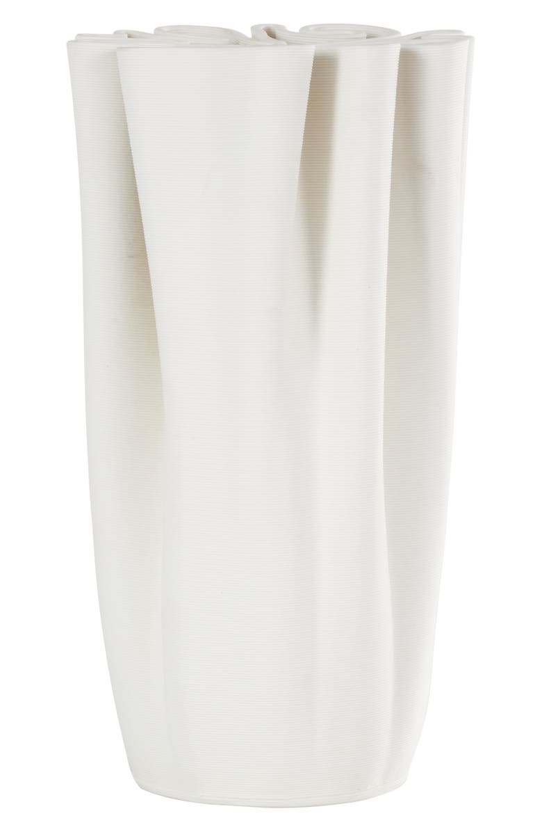 VIVIAN LUNE HOME Fluted Ceramic Vase, Alternate, color,