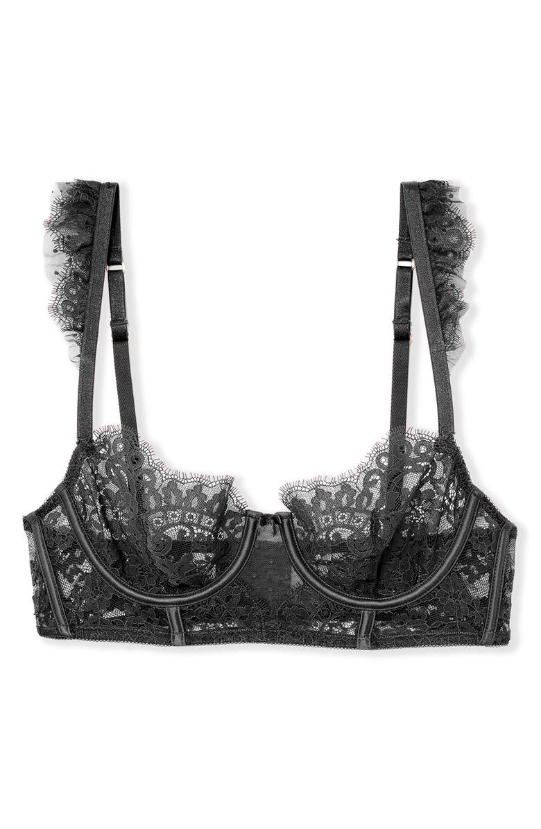 Etam Infini N° 9 Bustier Underwire Bra, Alternate, color, Black