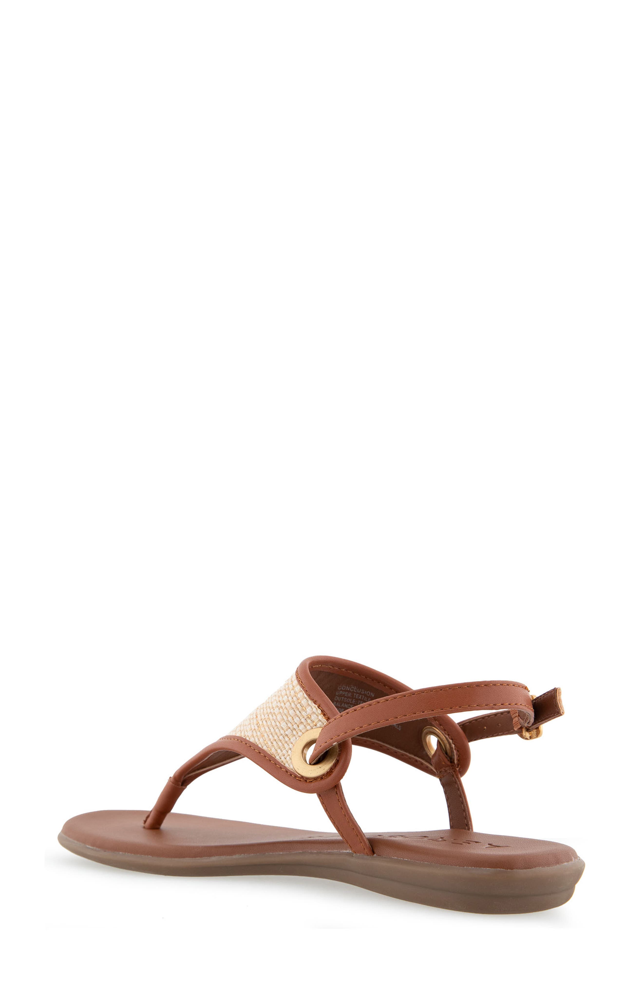 Aerosoles Conclusion Slingback Sandal, Alternate, color, Natural Crochet Raffia