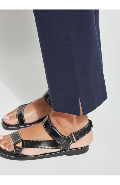Lyssé Baby Bootcut Ankle Pants In True Navy