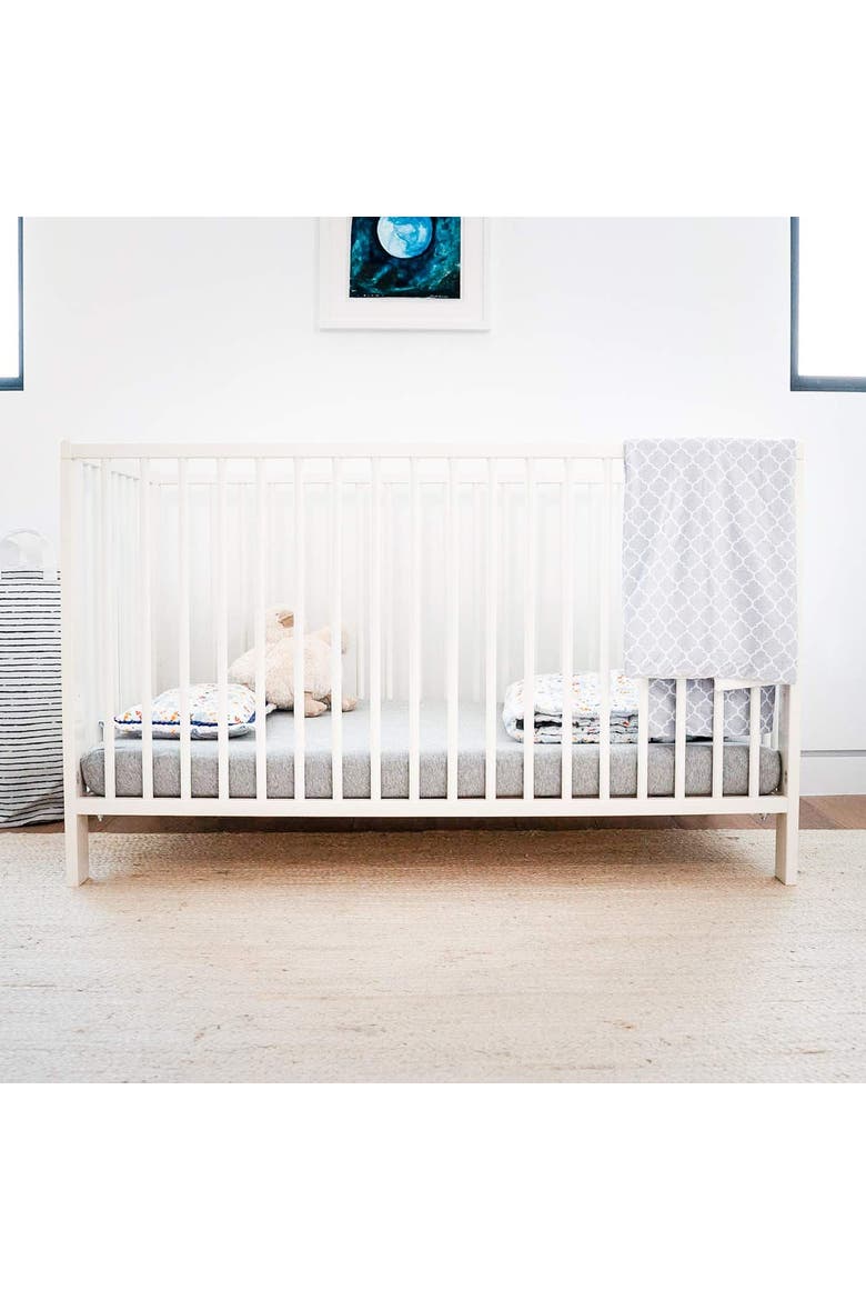 Crib Sheets, Alternate, color, Grey- Pack of 2