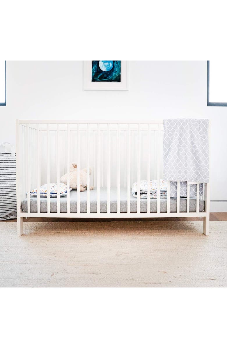 Comfy Cubs Crib Sheets, Alternate, color, Grey- Pack Of 2