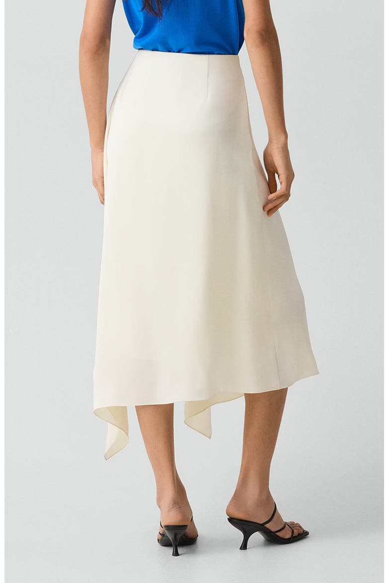 Convertible Satin Skirt, Alternate, color, LEMONGRASS