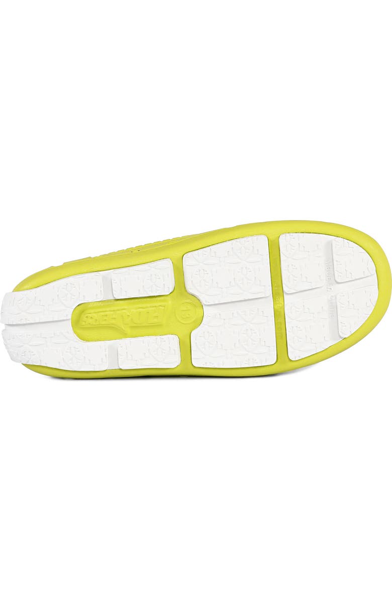 FLOAFERS Kids' Prodigy Waterproof Driver Loafer, Alternate, color, Lime/Bright White