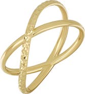 Bony Levy 14K Gold Crossover Ring