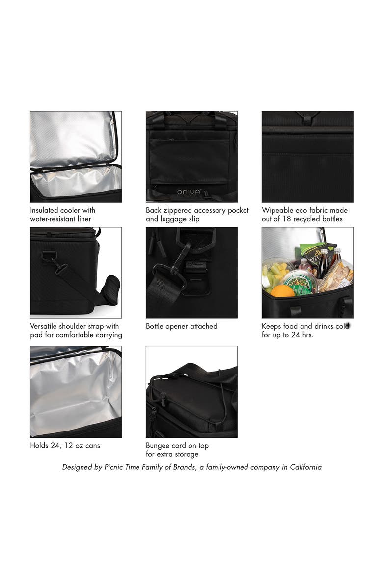 Tarana Superthick Large Cooler Bag, Alternate, color, CARBON BLACK