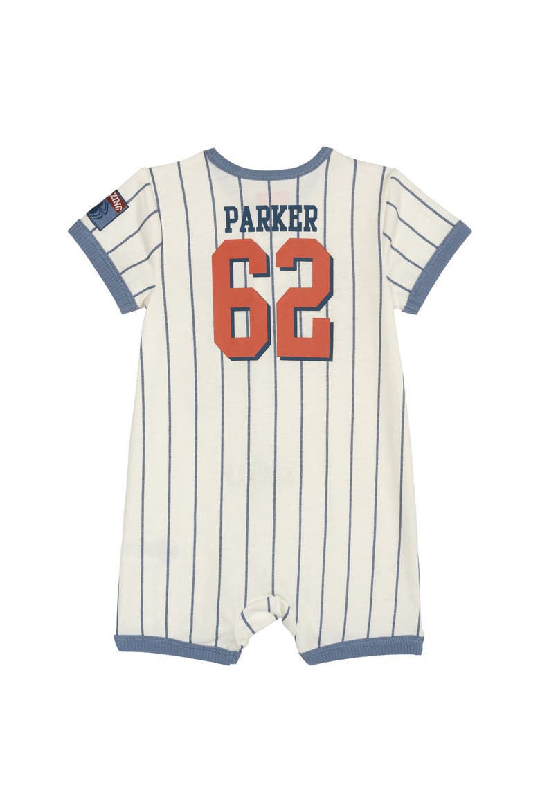 Spider-Man Baseball One Piece Romper, Alternate, color, Spider Man Blue