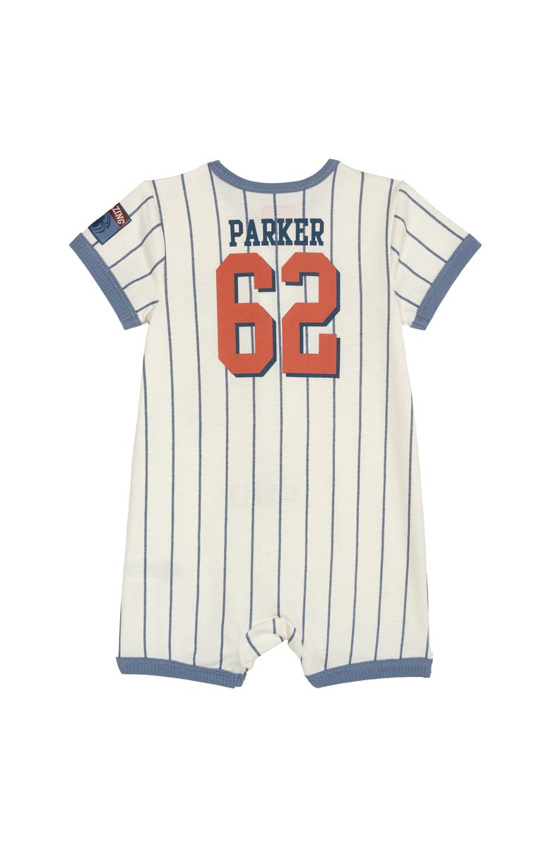 Marvel Spider-Man Baseball One Piece Romper, Alternate, color, Spider Man Blue