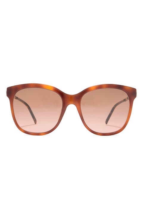 56mm Square Sunglasses