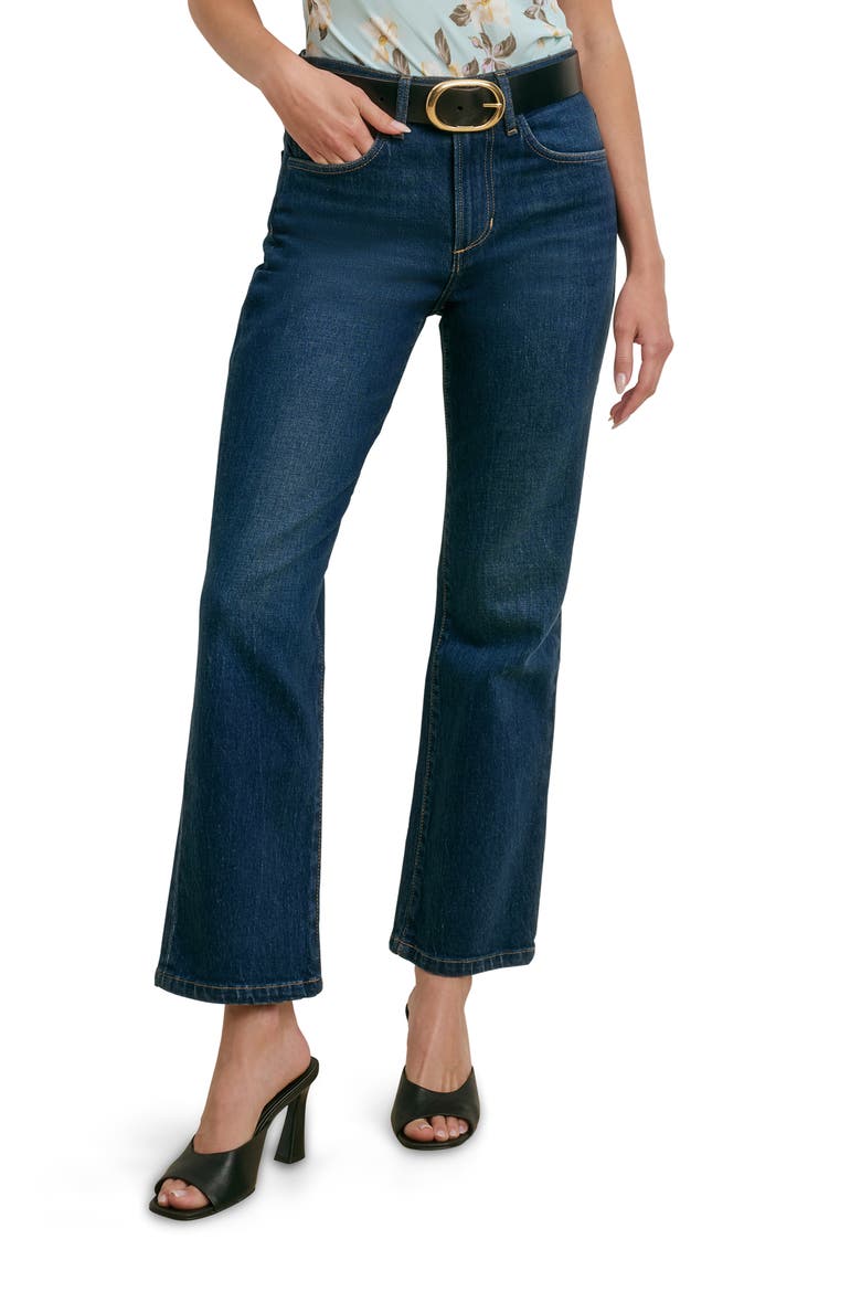 The Dot Mid Rise Straight Ankle Jeans, Main, color, ADELAIDE