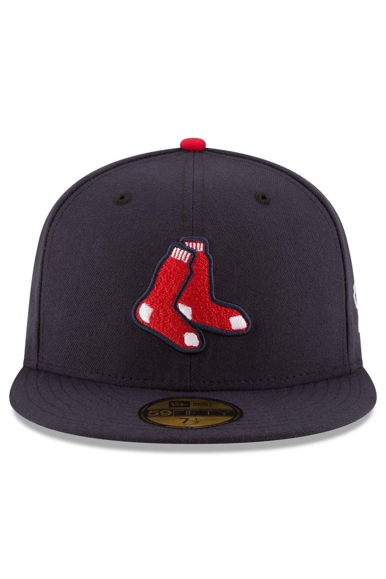 Men's New Era Navy Boston Red Sox Alternate Authentic Collection On-Field 59FIFTY Fitted Hat, Alternate, color, NAVY