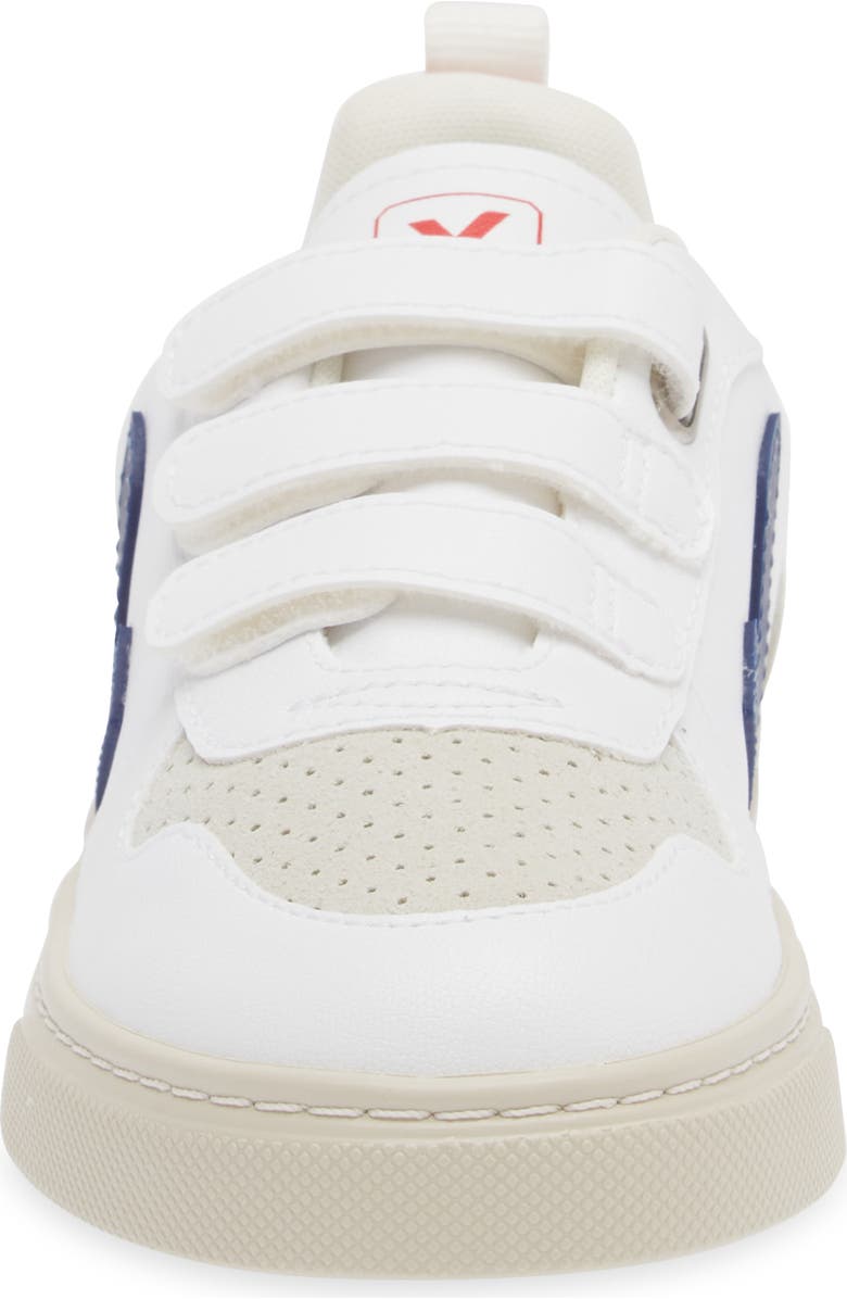 Veja Kids' V-10 Sneaker, Alternate, color, White/ Cobalt/ Pekin