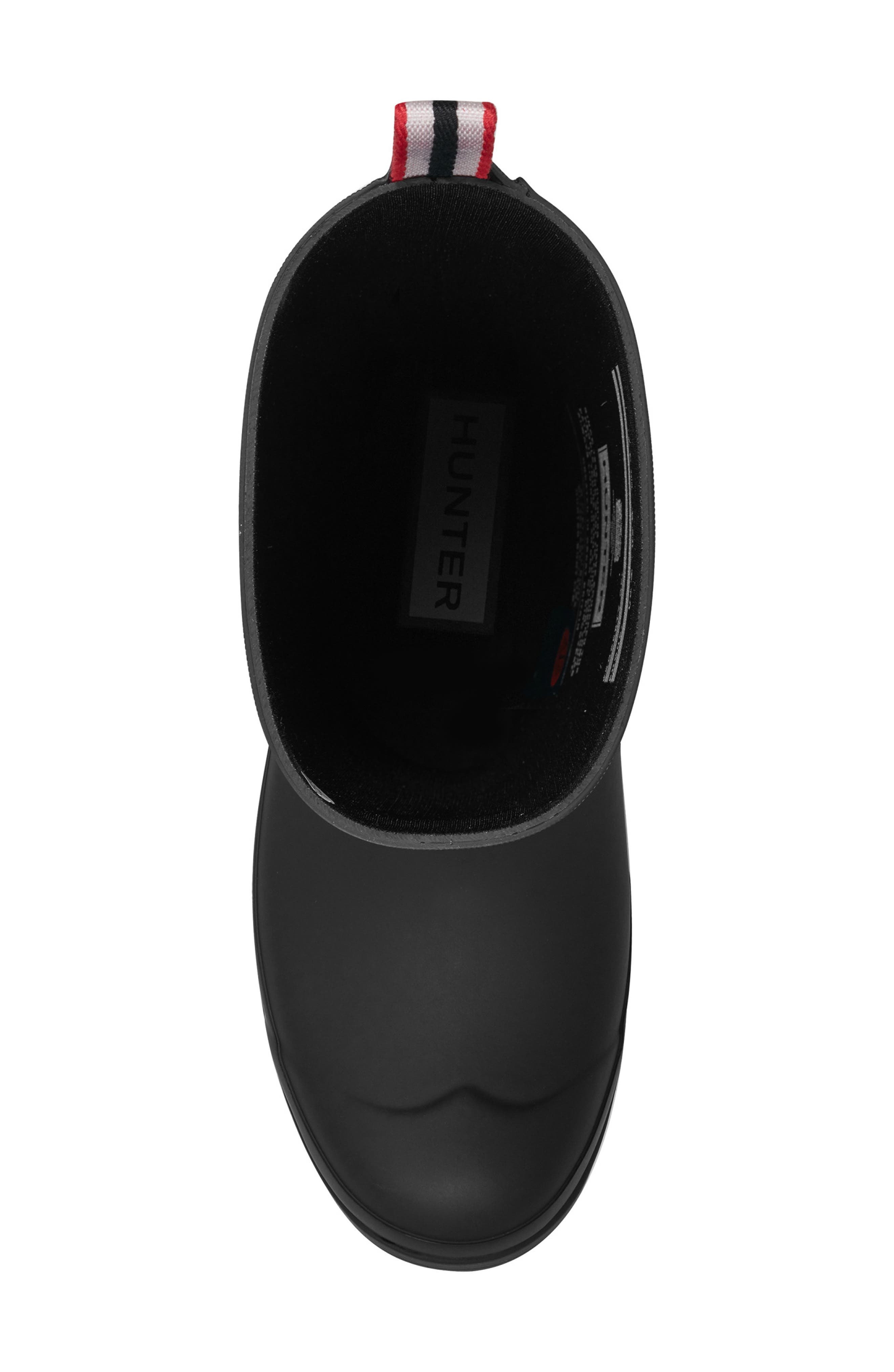 Hunter Original Play Tall Waterproof Rain Boot, Alternate, color, Black