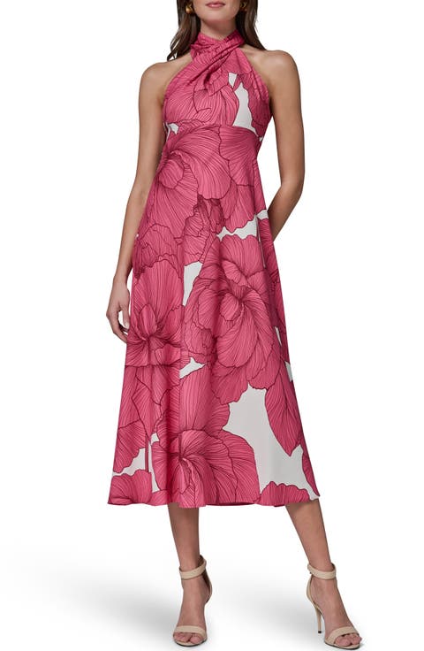 Floral Print A-Line Dress