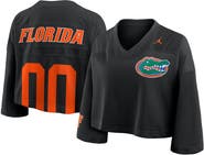 Jordan Brand Women's Jordan Brand Black Florida Gators Cropped Mesh Dri-FIT Fashion Jersey