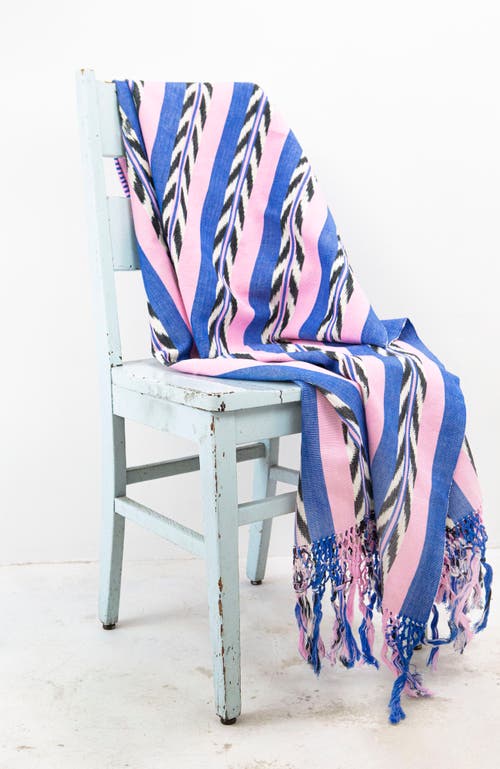 Archive New York Palm Ikat Blanket In Multi