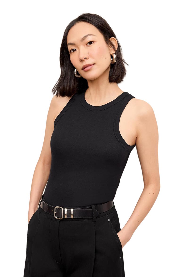 Aubry Crewneck Tank, Alternate, color, Black