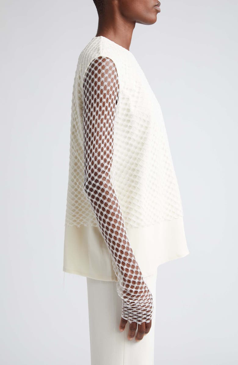 TOTEME Layered Lace Top, Alternate, color, 