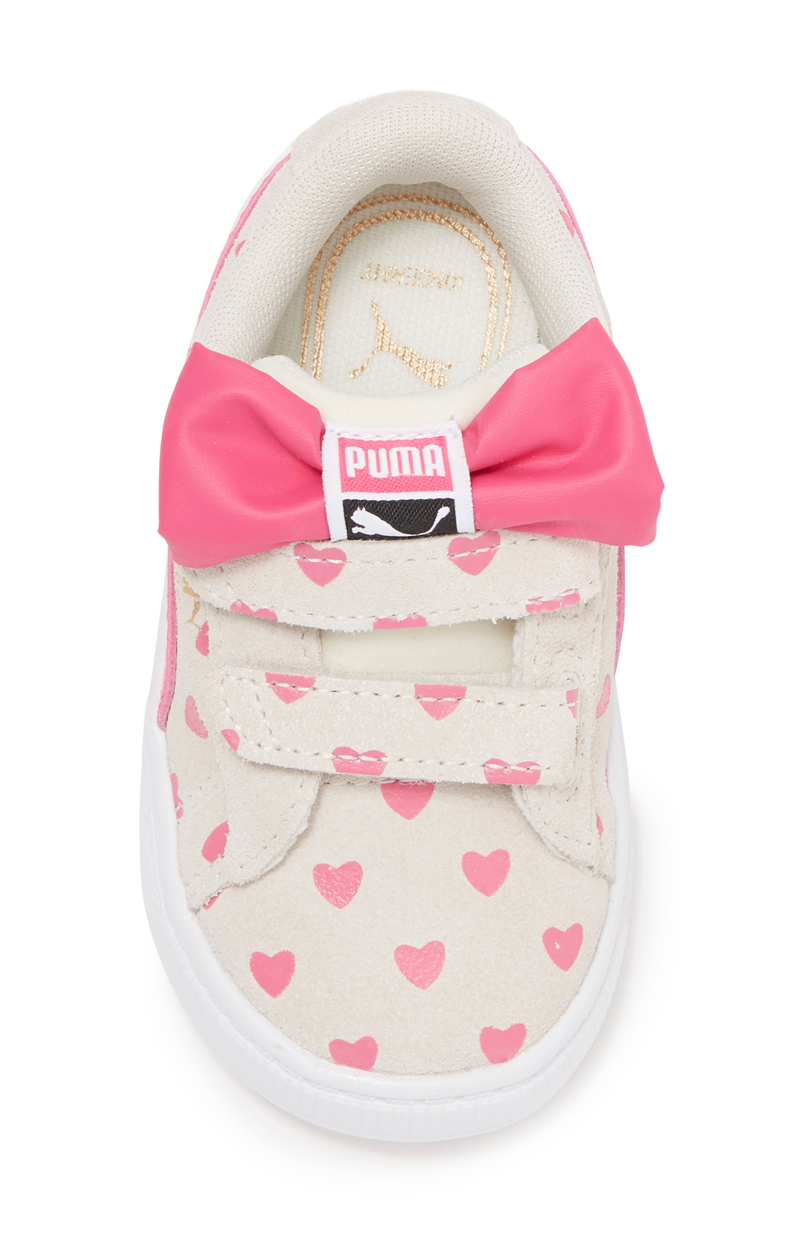 PUMA Kids' Suede Classic Re Bow Sneaker, Alternate, color, 