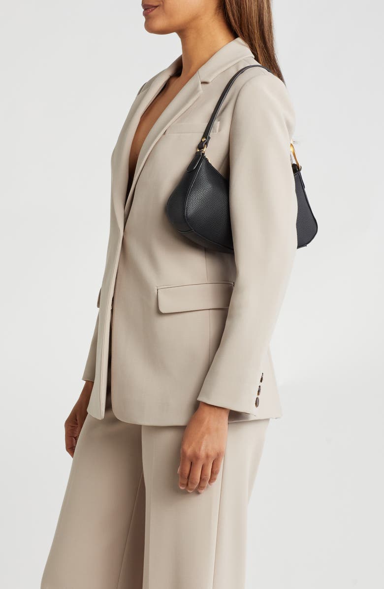 Nanette Lepore Jaala Oversize Link Crescent Shoulder Bag, Alternate, color,