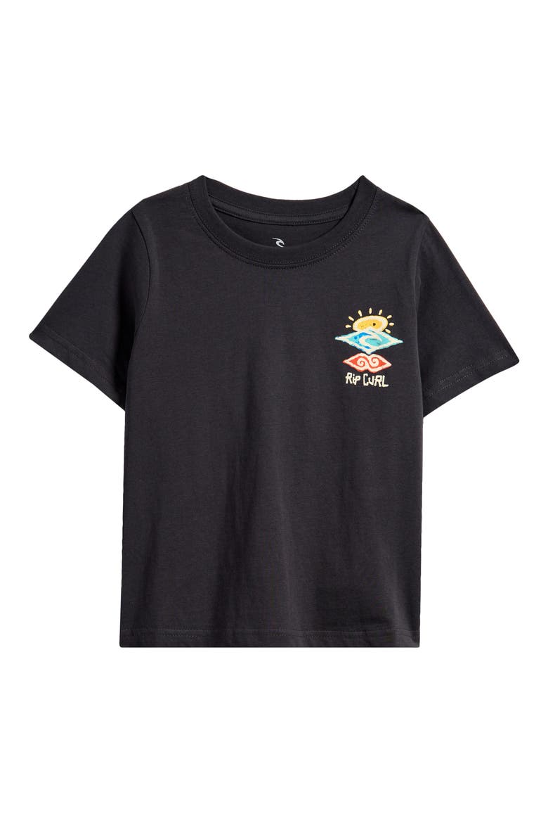Kids' Icons of Shred Cotton Graphic T-Shirt, Main, color, WASHED BLACK