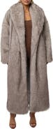 JLUXLABEL Aspen Days Faux Fur Coat