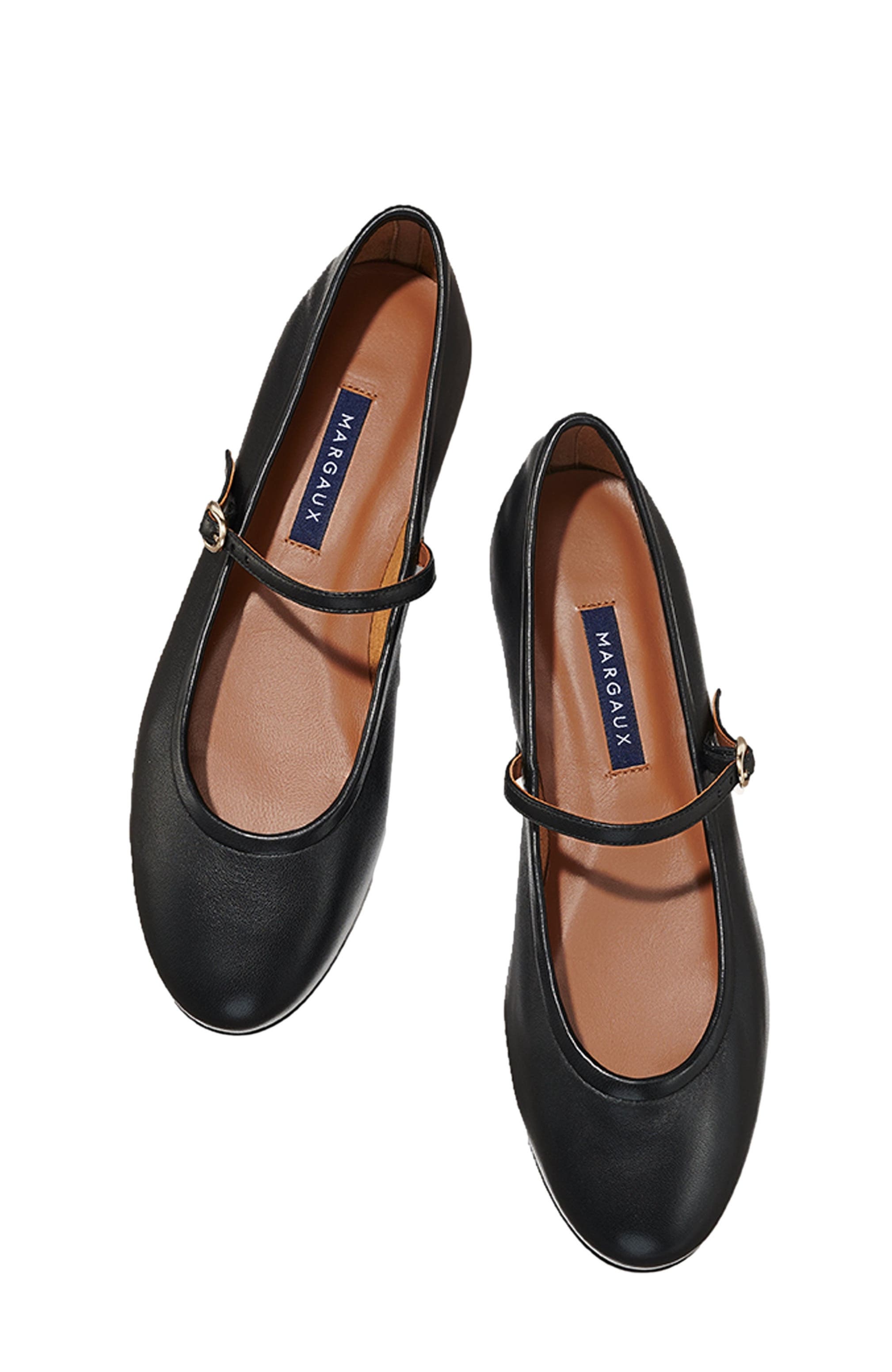 MARGAUX The Demi Jane Flat, Alternate, color, Black Nappa