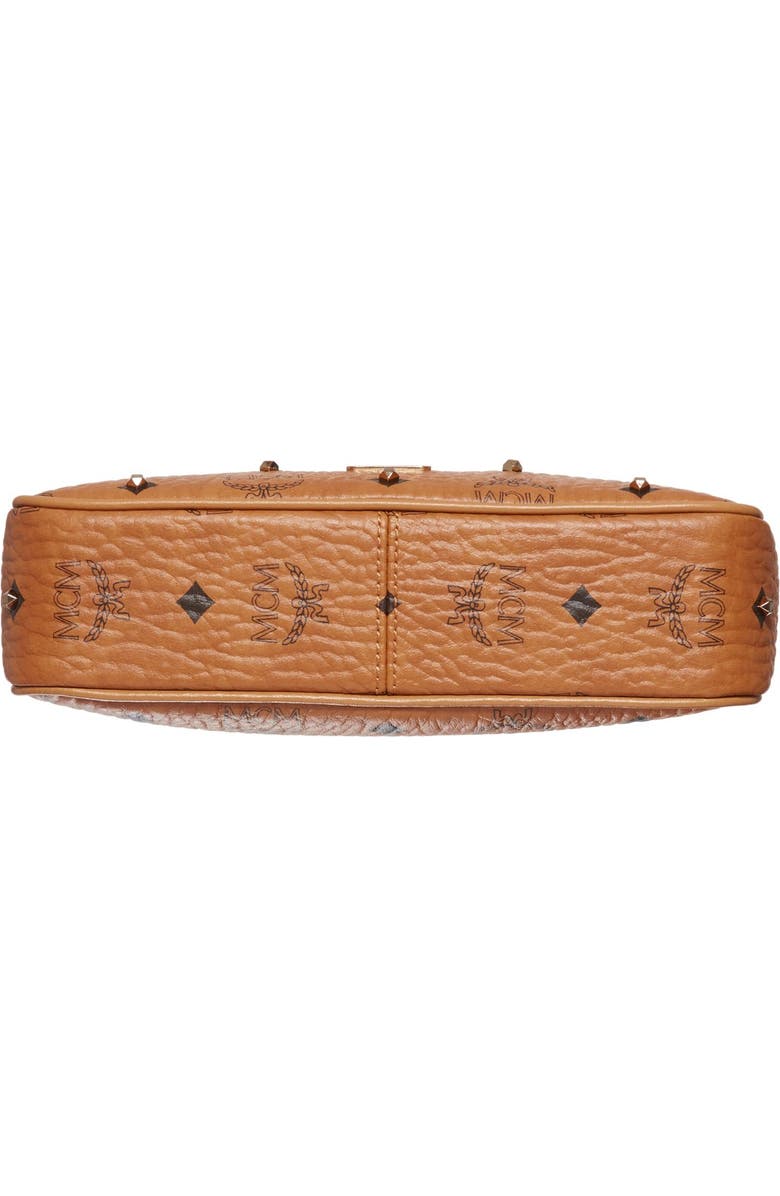 MCM 'Gold Visetos' Shoulder Bag, Alternate, color,