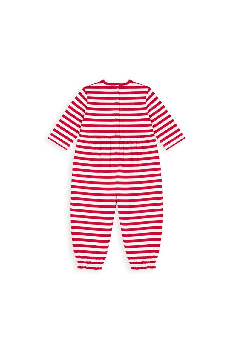 Stripe Knit Longall with Scotties & Heart, Alternate, color, Red & White Stripe
