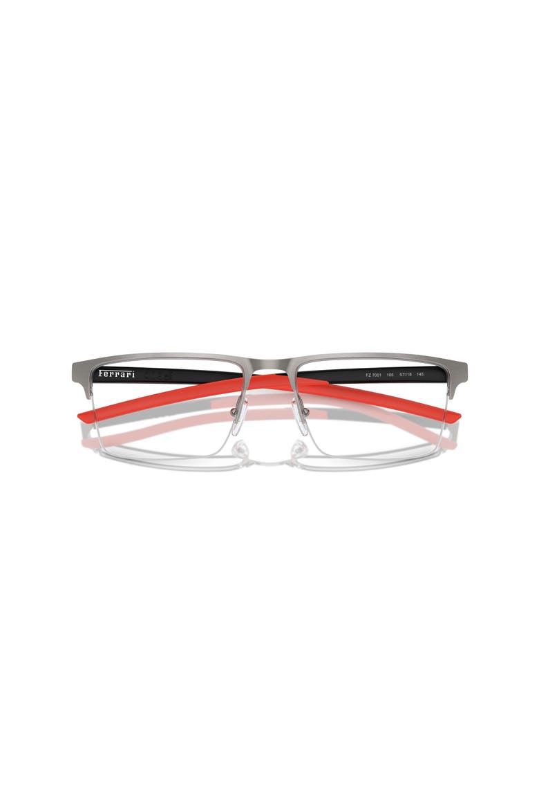 57mm Rectangle optical glasses, Alternate, color, Grey