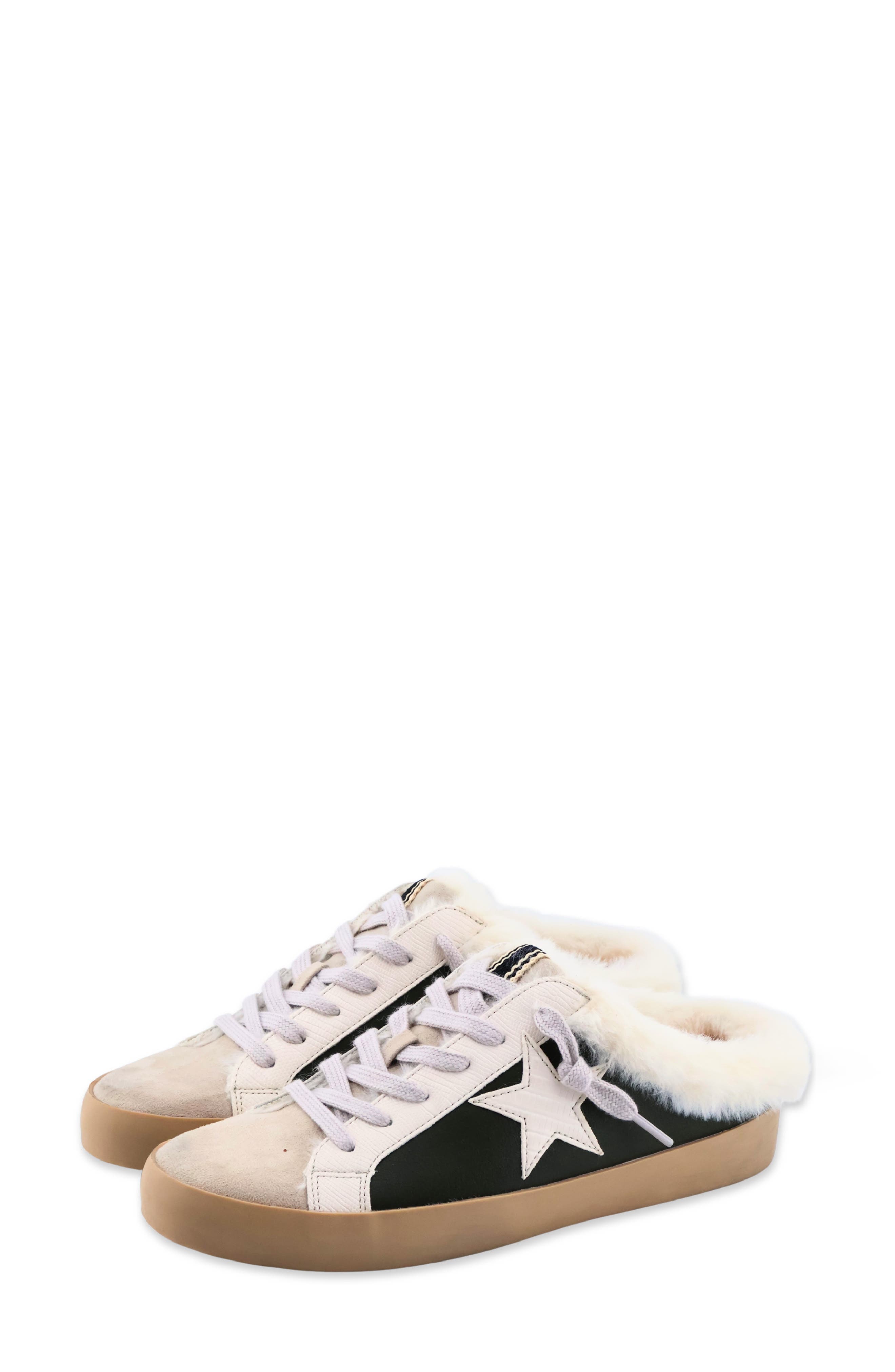 Pinah Faux Leather Mule Sneaker, Alternate, color, OLIVE GREEN