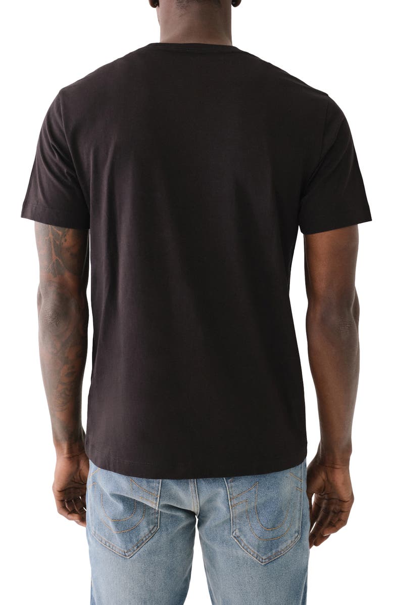 True Religion Cowboy Embroidered Cotton Graphic T-Shirt, Alternate, color, 