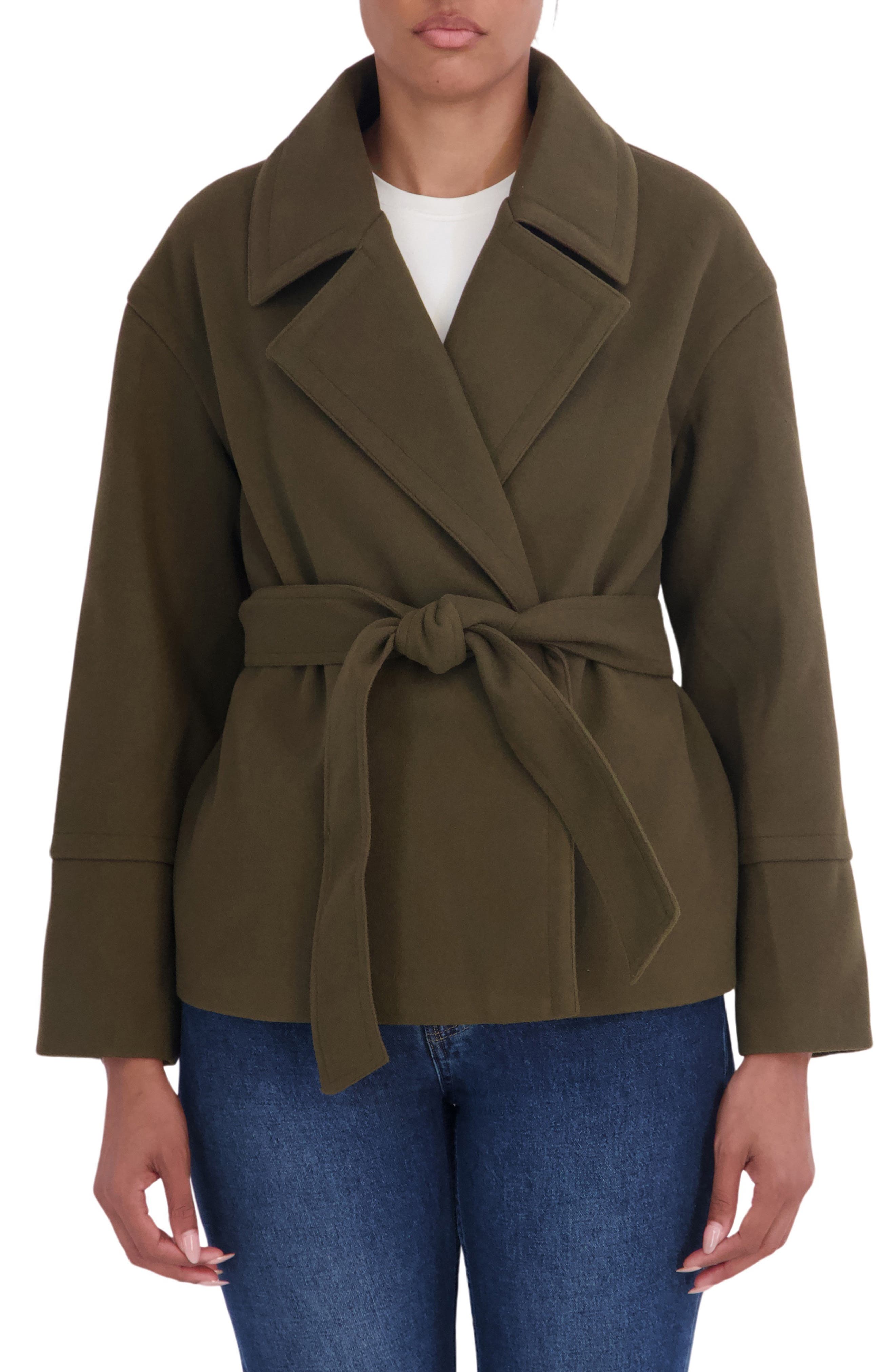 Short Wrap Coat