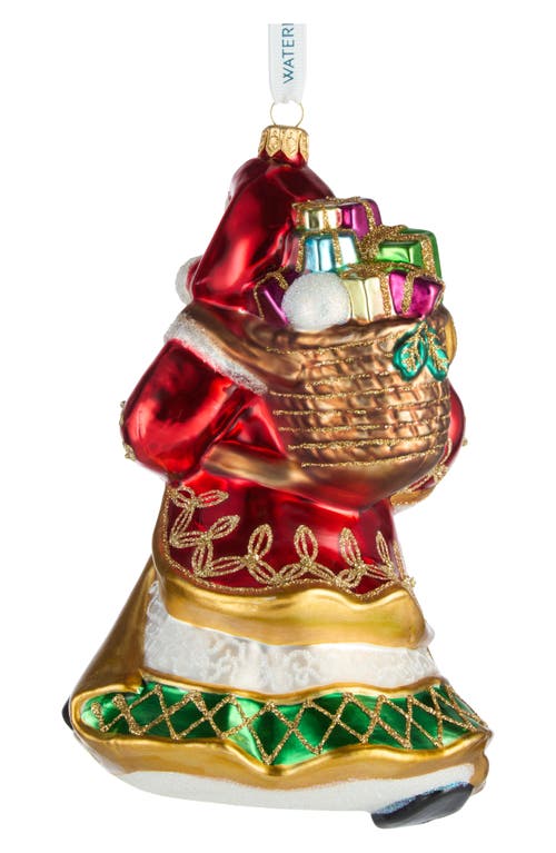 Waterford Holiday Heirlooms Santa Ornament In Multi