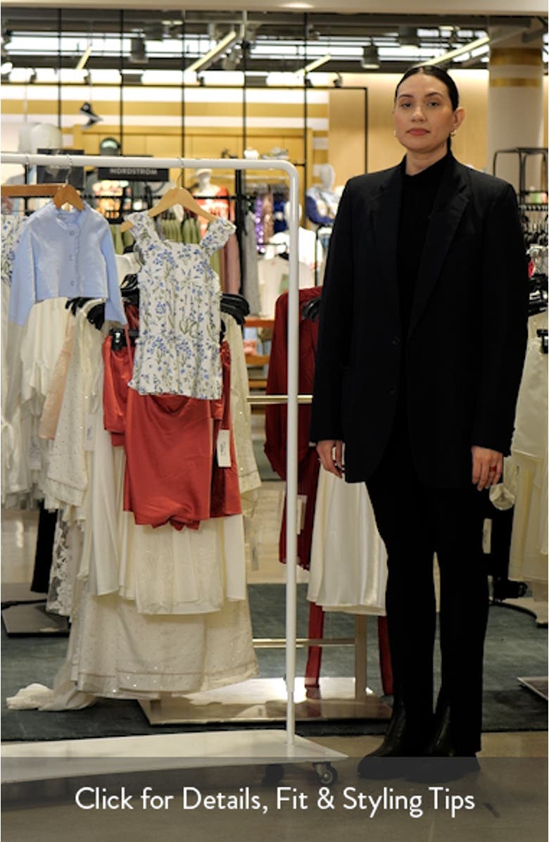 Floral Print Knit Dress & Cardigan Set, sales video thumbnail