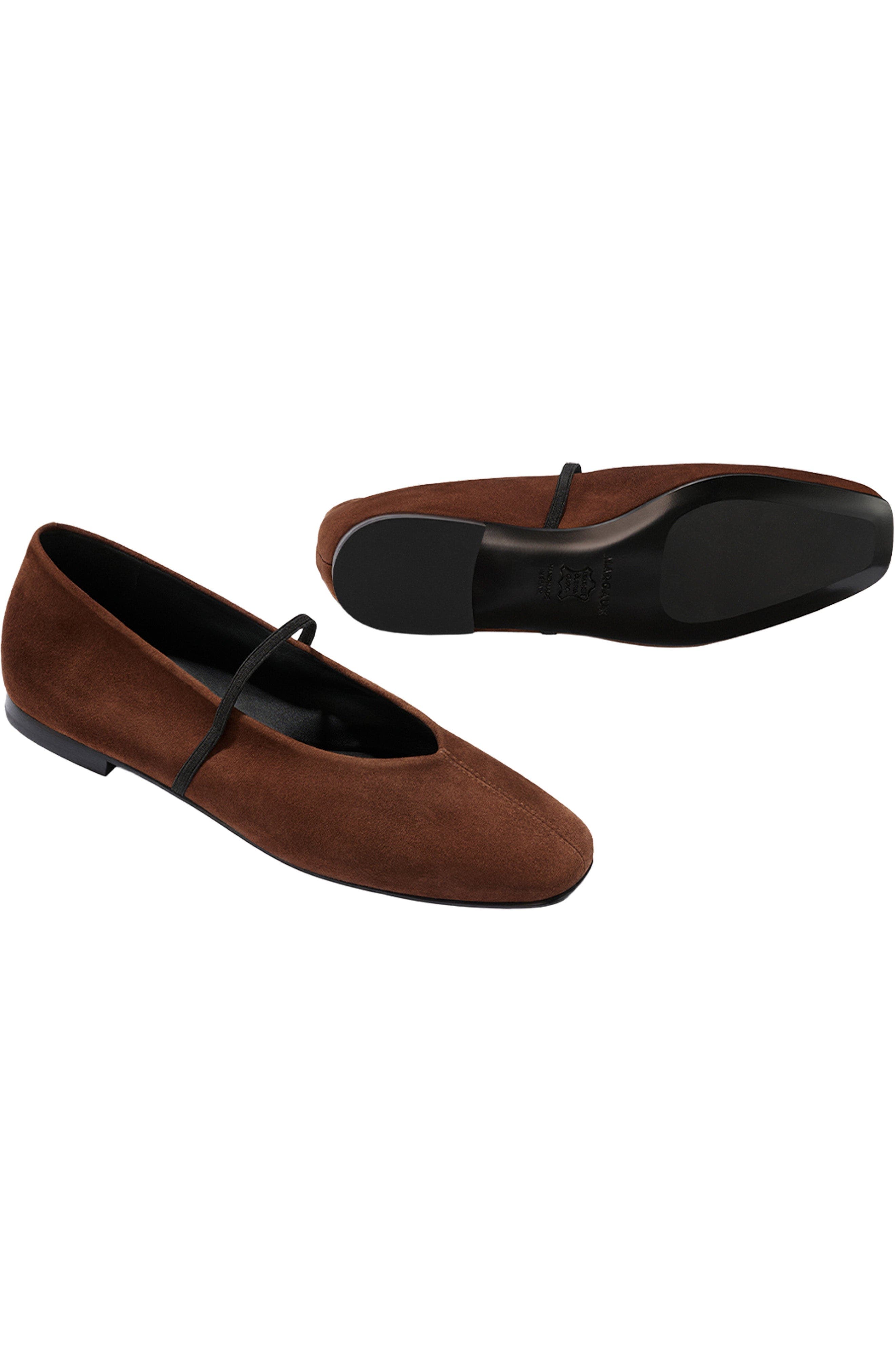 The Phoebe Flats, Alternate, color, Ganache Suede