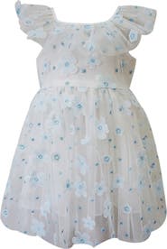 Popatu KIds' Flutter Collar Party Dress