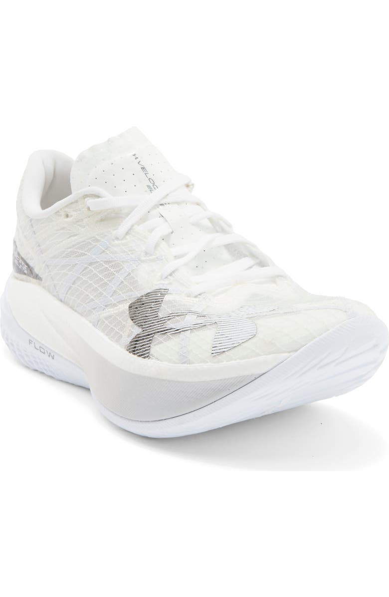 Under Armour Gender Inclusive UA Velociti Elite 2 Running Shoe, Main, color, White