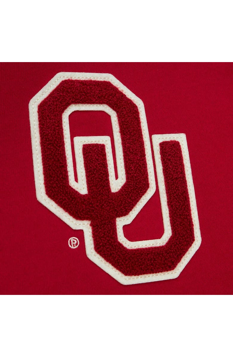 Mitchell & Ness Men's Mitchell & Ness Crimson Oklahoma Sooners Team Legacy French Terry Pullover Hoodie, Alternate, color, Crimson