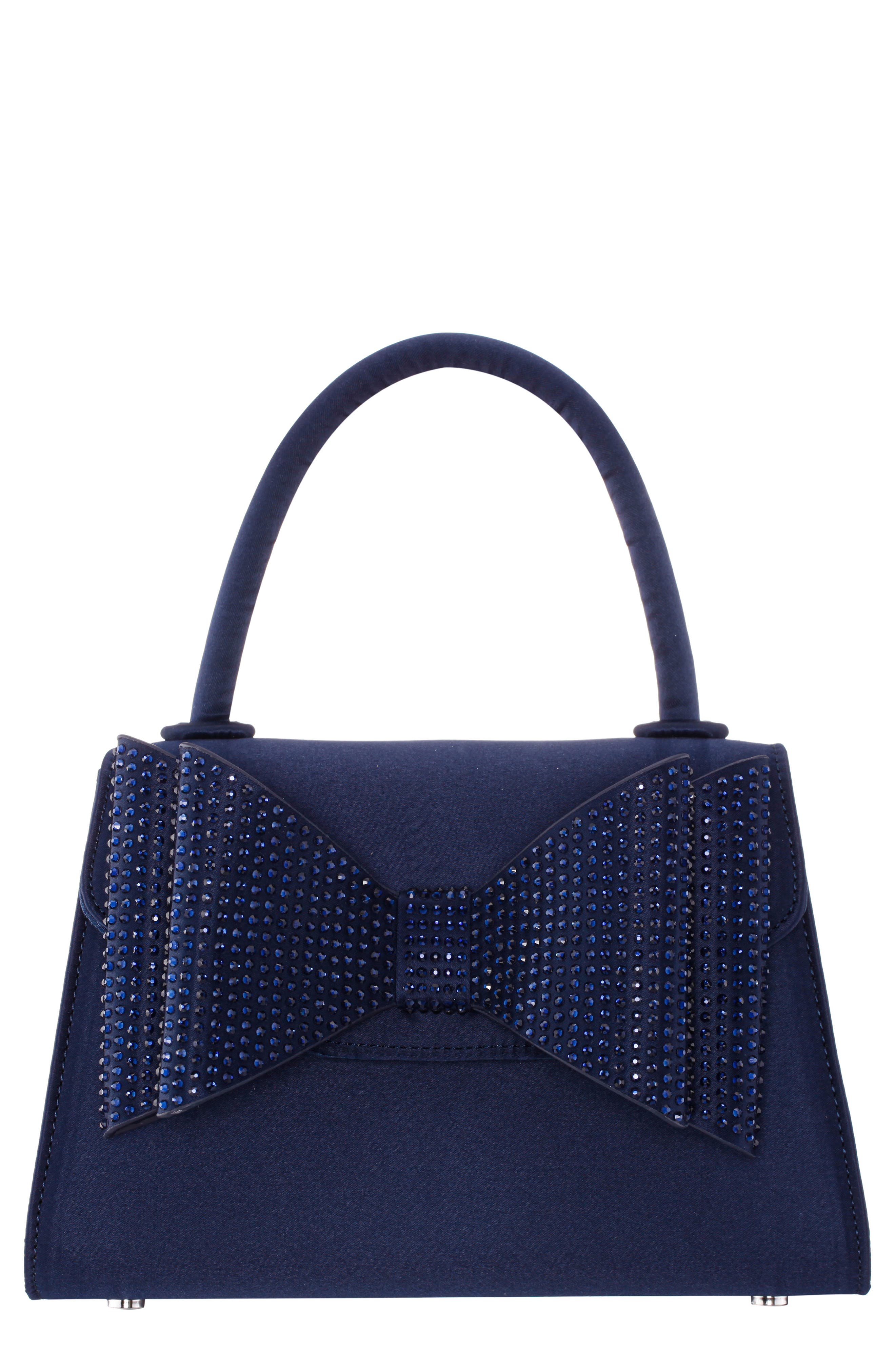 Nina Alila Top Handle Bag, Main, color, Navy