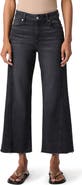 PAIGE Anessa Twisted Seam High Waist Crop Wide Leg Jeans