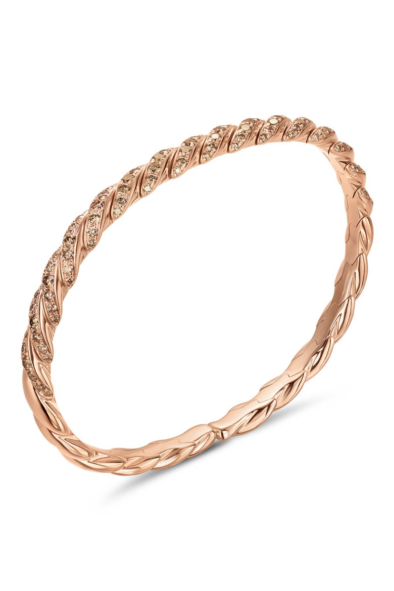 Sculpted Cable Flex Bracelet, Alternate, color, GOLD