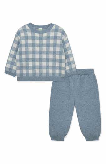 Gingham Check Sweater & Joggers Set