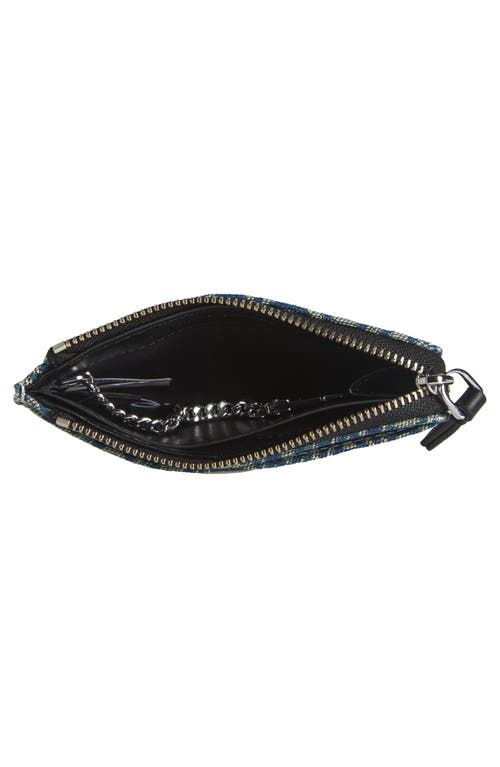 MARC JACOBS MARC JACOBS THE TOP ZIP MULTI DENIM WALLET 