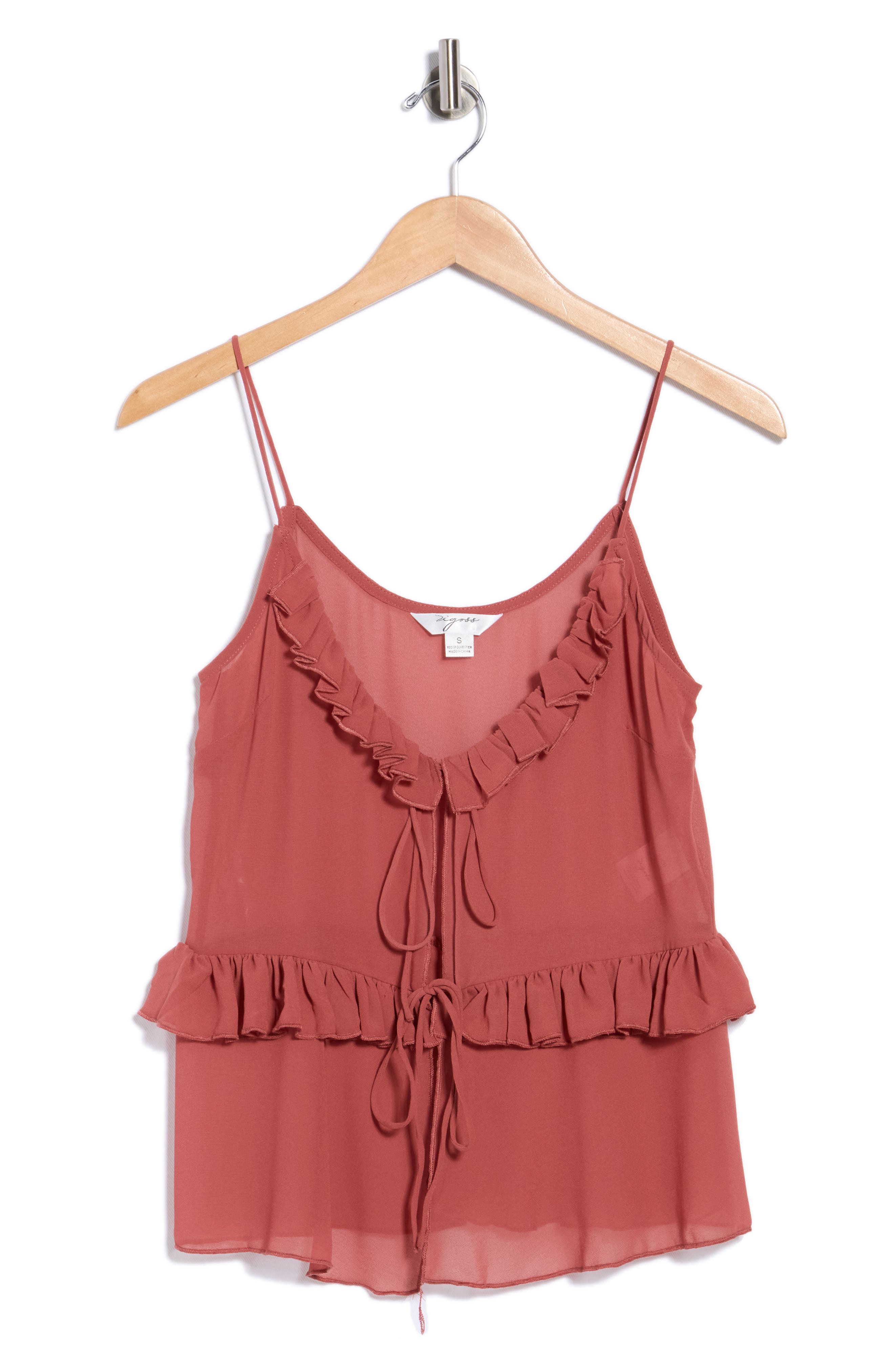 Ruffled Trim Camisole