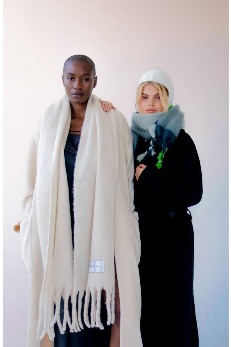 The Reykjavik Scarf, Alternate, color, PEBBLE BEIGE