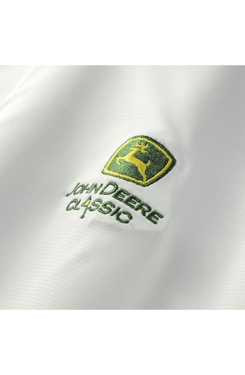 PUMA Men's Puma White John Deere Classic You-V Quarter-Zip Pullover, Alternate, color,