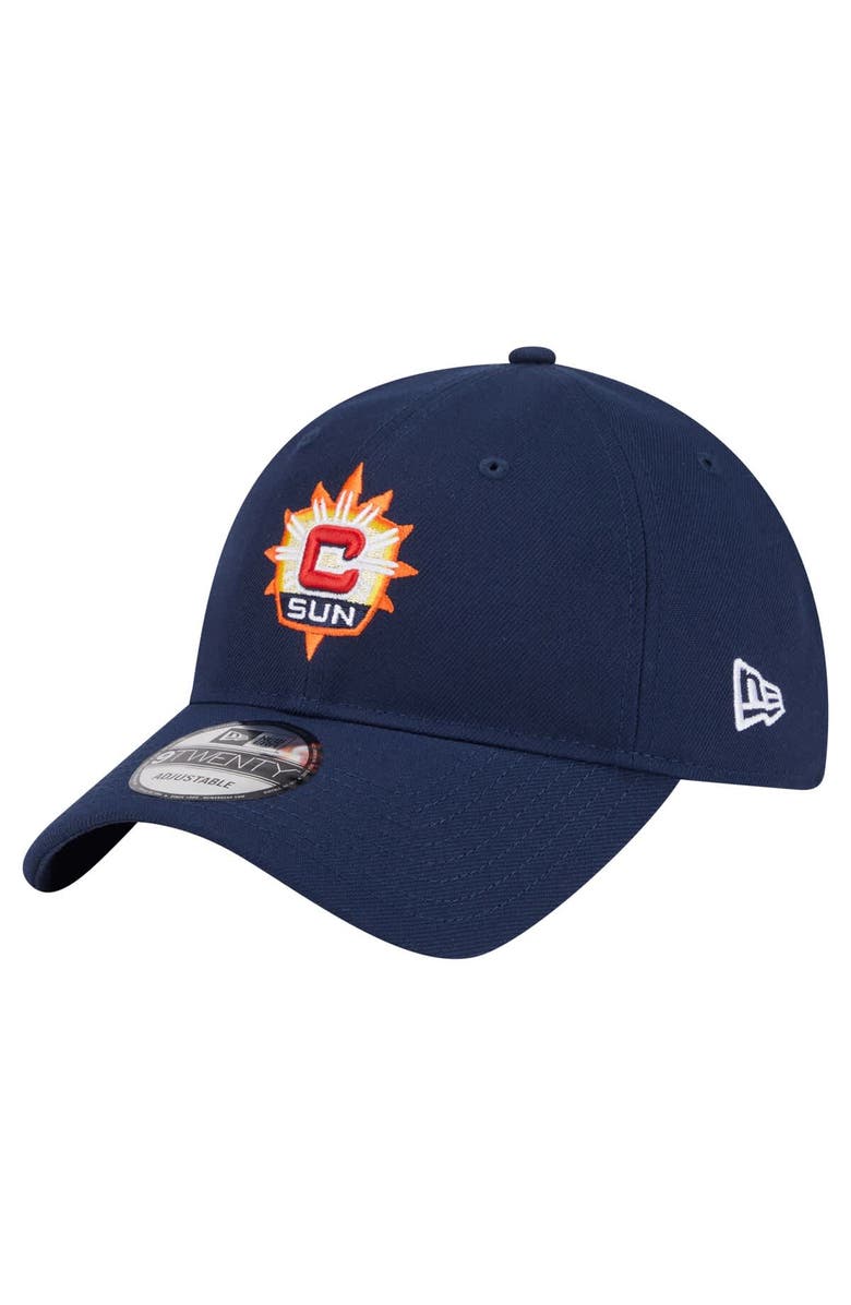 New Era Unisex New Era Navy Connecticut Sun Core Alt Logo 9TWENTY Adjustable Hat, Main, color, Navy