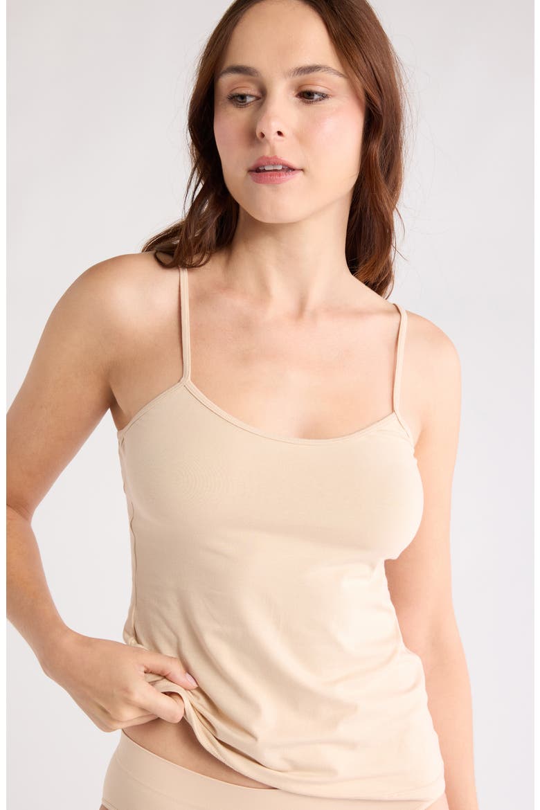 Everyday 2-Pack Camisoles, Alternate, color, WHITE -BEIGE SMOKE