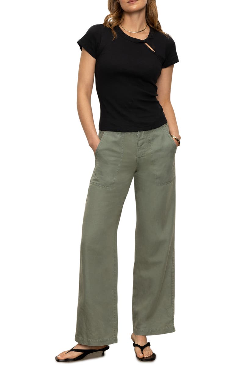 Sanctuary Cutout T-Shirt, Alternate, color, 